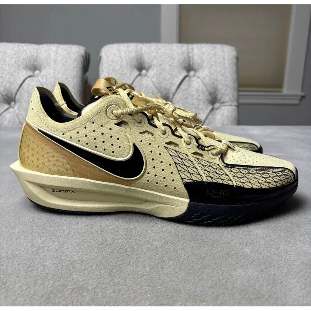 Men's Size 9.5 Nike Air Zoom G.T. Cut 3 TB Player Exclusive Team Gold/Black